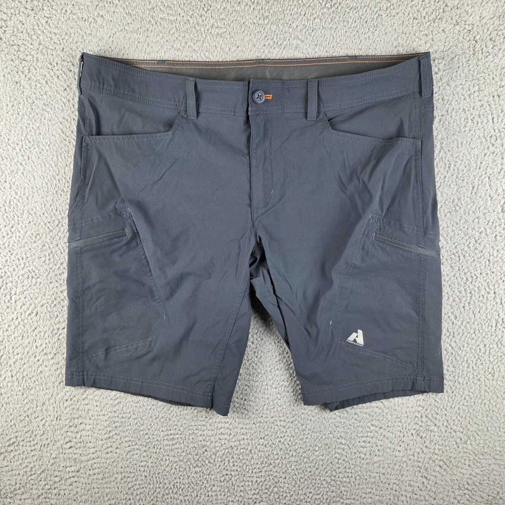 Eddie Bauer First Ascent Shorts Mens 42 Blue Gray Guide Pro Outdoors Hiking